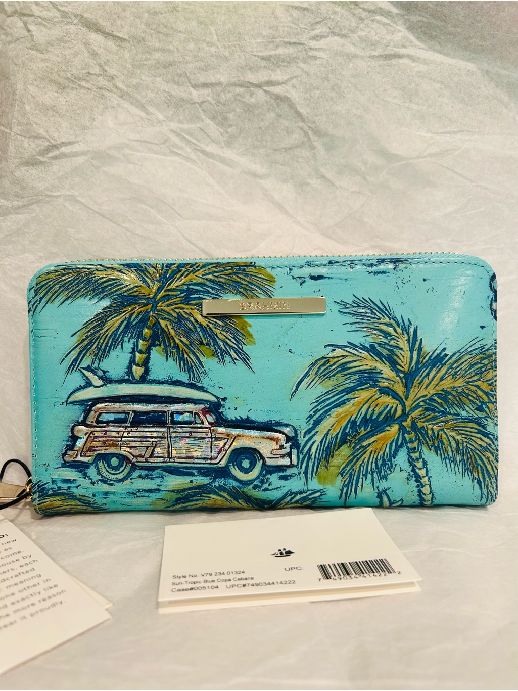 Brahmin Tropic Blue Copa Cabana Suri